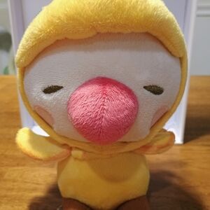 Yellow and Pink Stuffed Animal Toy